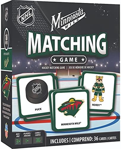 MasterPieces NHL Minnesota Wild Matching Game